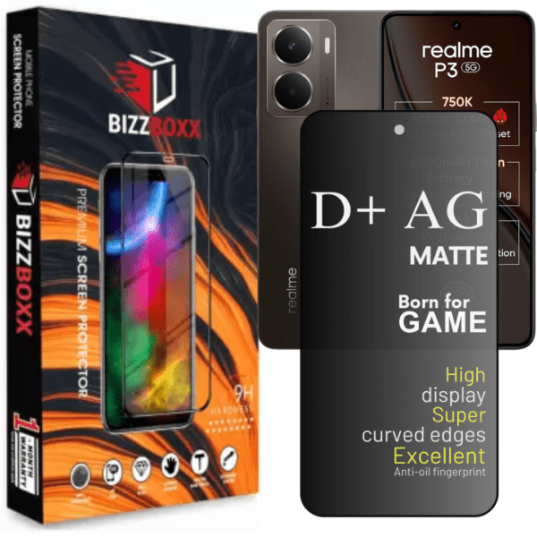 Realme P3 5G Matte Tempered Glass