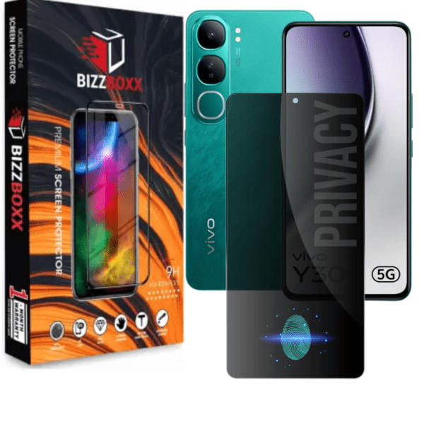 VivoY200E,Y300 PRIVACY Tempered Glass