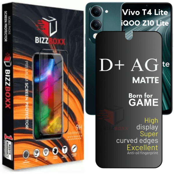 Vivo T4 Z10 Lite 5G Matte Tempered Glass