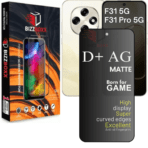 OPPO F31 5G | F31 Pro 5G D+ AG Matte Tempered Glass