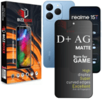 Realme 15T 5G D+ AG Matte Tempered Glass