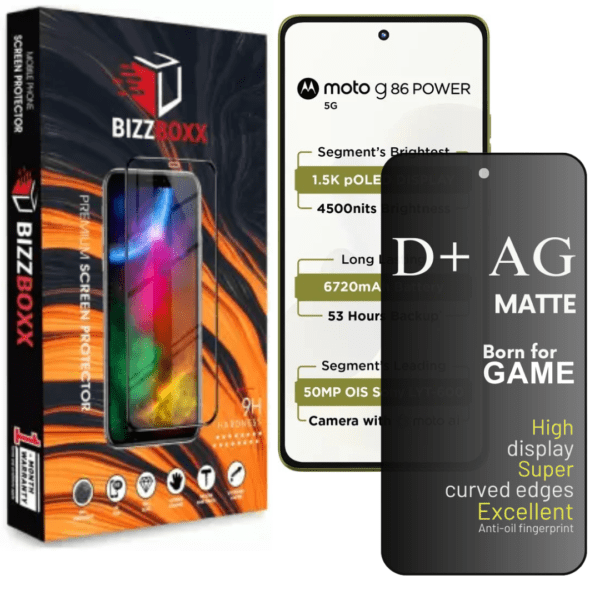 MOTOROLA G86 Power 5G Temper glass