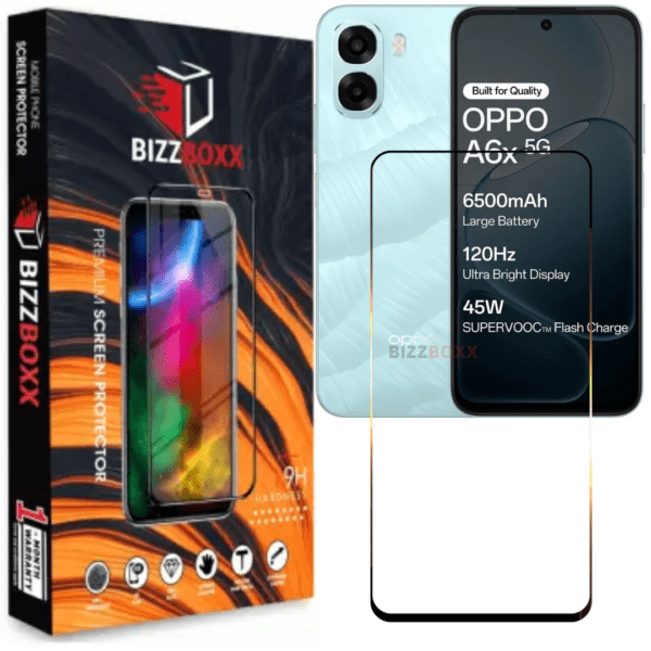 Oppo A6X 5G Tempered Glass Screen Protector Guard