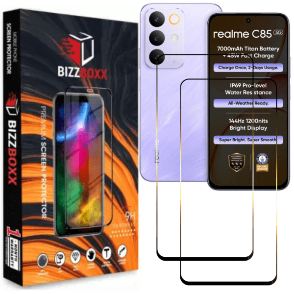 Realme C85 5G Tempered glass Screen Protector Guard