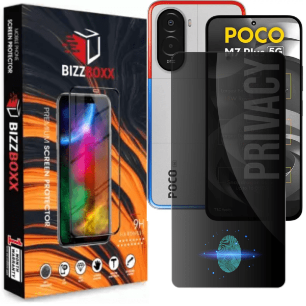 POCO M7 Plus 5G, REDMI 15 5G Privacy Screen Protector