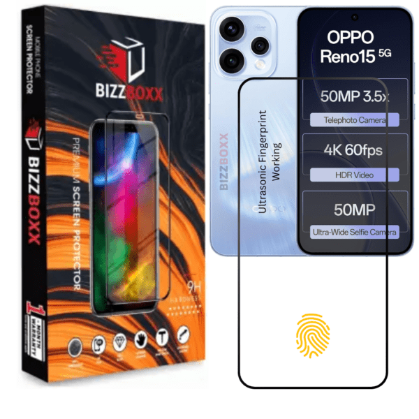Oppo Reno15 5G Tempered Glass Screen Protector Guard