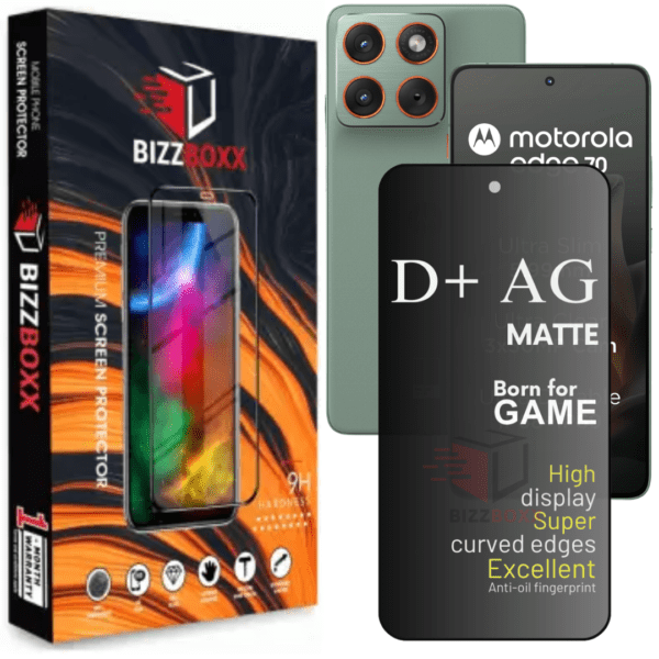 MOTOROLA Edge 70 5G D+ AG Matte Tempered Glass