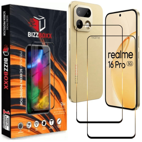 Realme 16 Pro 5G Tempered Glass Screen Protector Guard