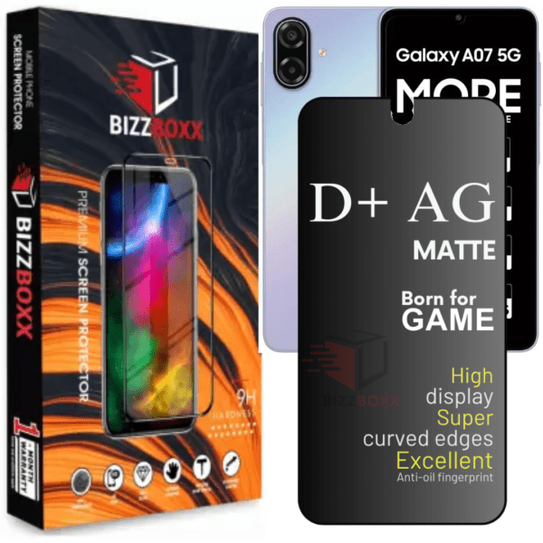 Samsung A07 | F07 | M07 5G D+ AG Matte Tempered Glass