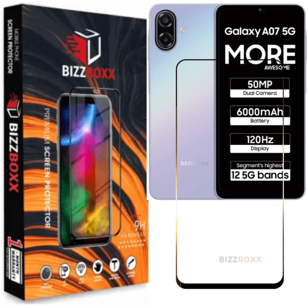 Samsung A07 | F07 | M07 5G Tempered Glass Screen Protector Guard