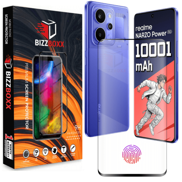 Realme NARZO Power 5G Full Glue 4D Tempered Glass