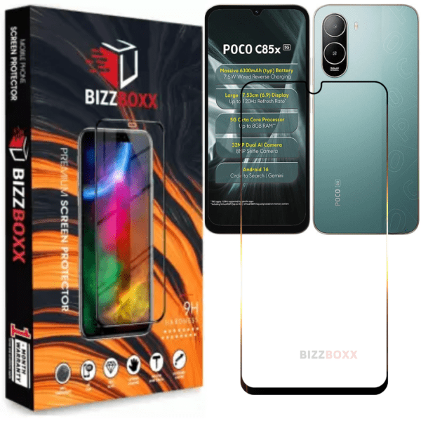POCO C85x 5G Tempered Glass
